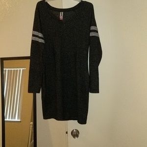 NWOT cozy v neck sweater/dress